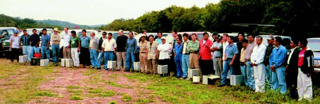 Meranie gravimetrie v Bolívii